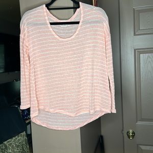 Mudd gauzy pink women’s top small